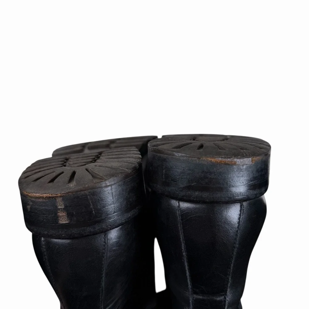 Bally Made in Italy Men's Leather Zip Chelsea‎ Ankle Boots Men's 7.5 M Black